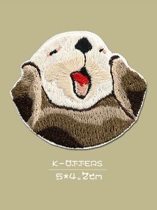 Miếng Vá Thêu Hình Gấu Dễ Thương Miếng Dán Trang Trí Tự Dính Cho Áo Quần Khăn Choàng Túi Quần Áo Thủ Công May Vá