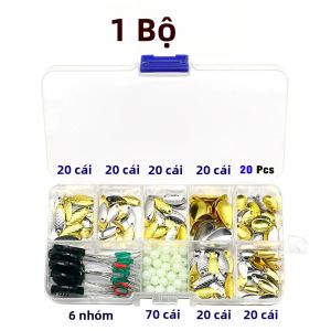 Bộ Dụng Cụ Làm Mồi Câu Cá Tự Chế 216 Món Với Lưỡi Câu Xoay Hạt Chặn Và Hạt Không Gian Chất Liệu Sắt Phụ Kiện Câu Cá