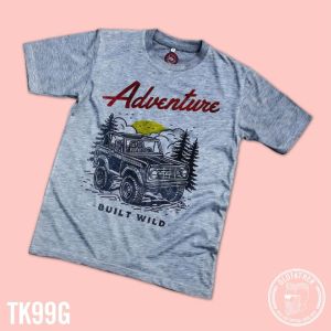 เสื้อยืดคอกลมแขนสั้น ผ้าTK พิมพ์ระบบ Sublimation นุ่ม สวมใส่ สบาย ระบายอากาศไม่ร้อน ( รหัสสินค้า TK 99 )