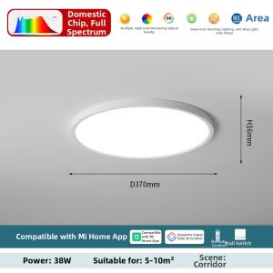 Full Spectrum Eye-Protective Ultra-Thin Ceiling Light