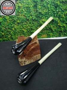 Padutan once pipa tulang sapi kombinasi tanduk sapi motif blimbing A09