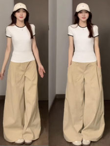YISOF | High Waist Slimming Wide Leg Trousers