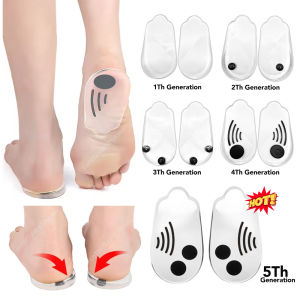 Silicone Orthopedic Insoles for Feet O/X Leg Type Valgus Varus Correction Plantar Fasciitis Gel Insole Magnet Massage Foot Care