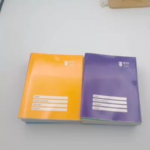k12 writing notebook 80LVS for grade 1-3 With Film Cover Bigger size 6.5"x8.5"  Composition Notebook