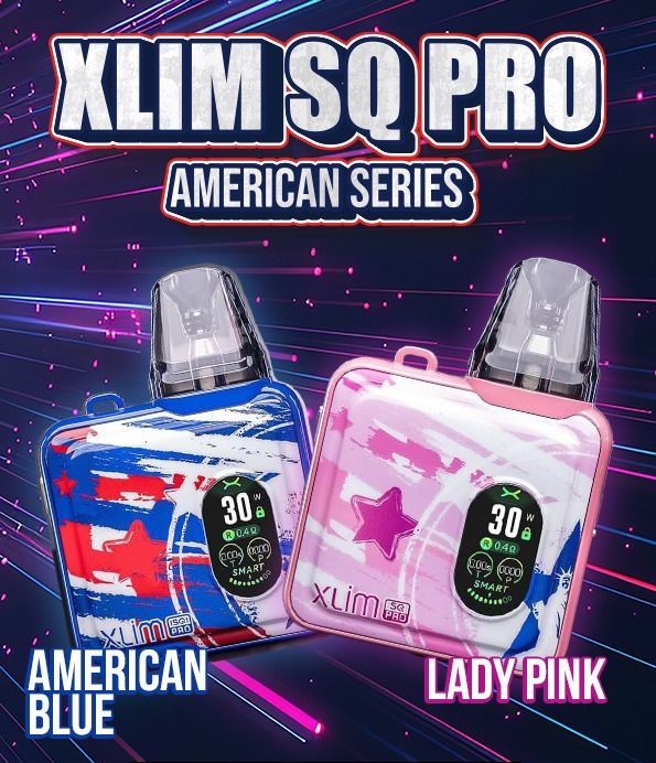 Pod Oxva Xlim SQ PRO American Series Pilihan Warna American Blue Pengiriman  Instan Dan Ekspres - Lazada | Lazada Indonesia