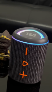 ลำโพงบลูทูธ T&G TG-466 IPX4 กันน้ำ ไฟ RGB เสียงเบสแน่น พกพาง่าย รองรับ TWS/FM/USB/TF บลูทูธ 5.3
