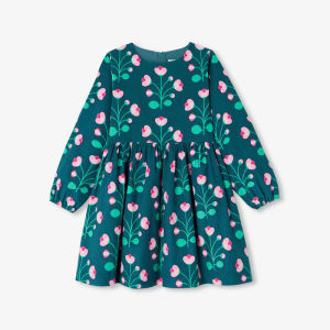 Jacadi | Girls Cotton Corduroy Long Sleeve Autumn Winter Versatile Dress
