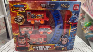 Bộ Đồ Chơi Tàu Hỏa Điện Nezha – Electric Rail Train Set Có Động Cơ Chạy Pin