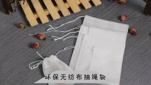 10PCS Disposable Tea Bags Multi-size Tea Bags Loose Leaf Tea Empty Large Scented Drawstring Pouch Bag Iced Coffee Filter