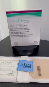(1 Piece) DuoDERM CGF 187660 10x10cm (4"X4") Convatec Hydrocolloid Wound Dressing