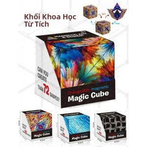 Trò Chơi Xếp Hình Hình Vuông Ma Thuật Từ Tính Có Thể Thay Đổi Trong Mơ 3D - Đồ Chơi Giảm Căng Thẳng Dành Cho Trẻ Em Sinh Nhật Sáng Tạo Khối Vô Cực