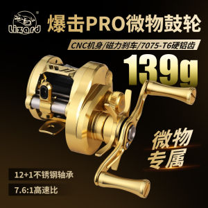 Kemelong pro Magnetic Brake Drum Reel Fishing Wheel Lightweight Aluminum Alloy 11 Bearings for Freshwater And Saltwater Fishing