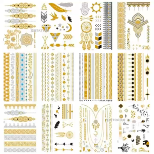 Temporary Tattoo High-Quality Skin-Safe Materials for Realistic Durable Designs with Versatile Designs Tattoo Sticker