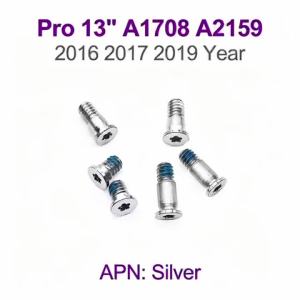 New For Macbook Pro Retina 13" A1708 A2159 Silver Bottom Case Screw 2016-2019 Years