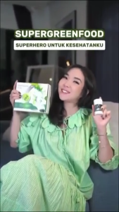 Supergreen Food 150 Tablet Nutrisi Multivitamin Tubuh Fit & Redakan Asam Lambung Maag Gerd