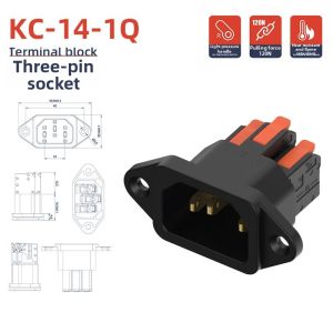 kuicc | Quick Connect Solderless Plug Gold Plated Socket 250V/10A