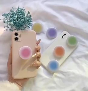 【Ready Stock】Gradient Phone Grip Griptok Phone Ring Holder Stand Retractable Bracket Phone Holder