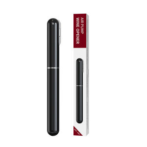 Portable Handheld 2-in-1 Air Pressure Wine Opener with Air Pump And Cork Remover Foil Cutter Compact Desktop Cicerone for Party