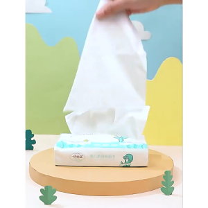TEN-M JOURNEY Baby Soft Facial Tissue Gentle Newborn Baby Tissues Portable Daily Face Wipes 40/100 Sheets 5 Packs