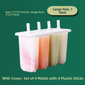 TAOKOU | Old-style DIY Ice Pop Mold 4 Pieces
