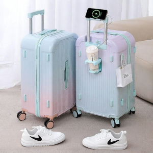 High Capacity Reinforced Zipper 360° Wheel Luggage