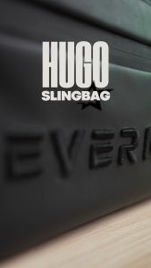 EVERNEXT - TAS SELEMPANG PRIA ANTI AIR SLING BAG PRIA HUGO WATERPROOF HAND BAG PRIA ANTI AIR CLUTCH BAG DISTRO PRIA
