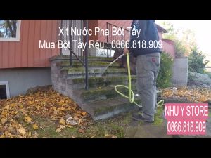 Gói 1 Kg Bột Tẩy Rong Rêu Sân Xi Măng Thông Dụng - Tẩy Rêu Nhanh Sau 10 Phút