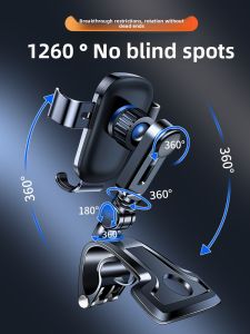 MONLEYTA | 2024 New Alloy Car Mount Phone Holder Navigation Special Anti- shake Support Frame Modern Style Vehicle Interior Dashboard Clip