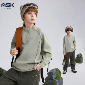 Ask Junior | School Style Soft Long Sleeve T-shirt for Boys