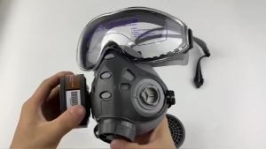 Half/Full Face Gas Mask Safety Glasses Spray Paint Chemical Pesticide Decoration Formaldehyde Anti-Dust And Filter Accessories