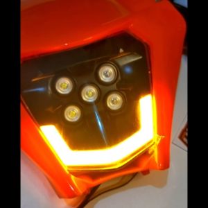 Headlamp Reflektor Lampu Depan LED DRL ROZ KTM NEW KLX CRF 150 WR 155 Enduro Supermoto