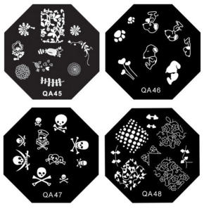 Creative Nail Art Stamp Steel Plate Nail Polish DIY Painting Template Transfer Beauty Tools Other Normal Size Other