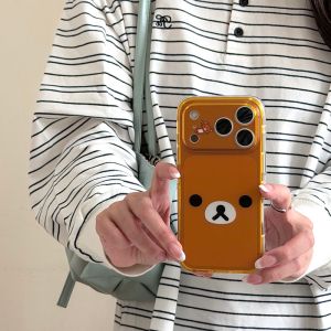 Sanrio | Ốp Điện Thoại iPhone Họa Tiết Biểu Tượng Cảm Xúc Melody Màu Hồng Dễ Thương Bán Trong Suốt Phong Cách Nhật Bản Hàn Quốc Chống Sốc Chống Xước Chống Bụi