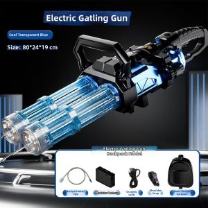 AOBIXIONG | Súng Nước Đua Điện Dual Barrel Quay Gatling Toy