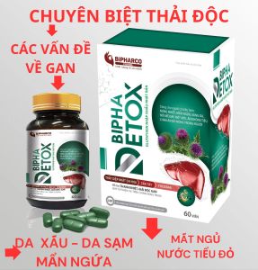 Viên thải độc gan bổ gan thanh lọc gan giảm mẩn ngứa rôm sảy hạ men gannóng trong gan nhiễm mỡ