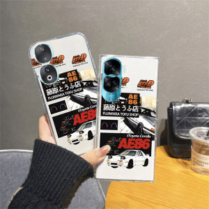 เคสโทรศัพท์ Honor90 Honor 70 90 Lite X8A X9a X8a X7a X9 X8 X7 X6 X5 4G 5G เคส ปลอกออกแบบใหม่ เรโทรไทด์ Initial D รถ AE86 ซิลิโคนใสฝาหลังนุ่ม Case 2023
