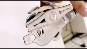 Heavy Duty Can Opener Stainless Steel Professional 304 Manual with Ergonomically Designed Handle by Zamurra Main