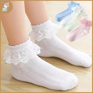 Socks For Baby Girl White Princess Lace Socks For Kids Girl