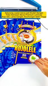 100 pcs Plastik Beras Rojo Lele / Daun Suji Kemasan ukuran 3kg 5kg Premium Laminasi Printing
