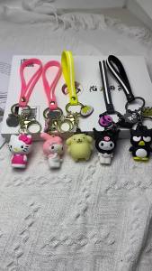 Bandai | New Minimalist Cartoon Silicone Gift Bag Pendant Cute And Portable Keychain Best Friend Couple Gift Gift For Girlfriend