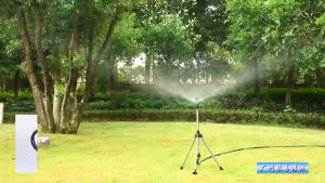 Garden Watering Nozzle Butterfly-Shaped 3/4 Female 1/2 Male Thread Automatic Rotating Sprinkler Head siram pokok