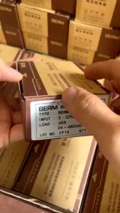 Rơ le bán dẫn SSR 3 Pha 60A BERM BERM-30323860Z 60A 25A 40A 100A