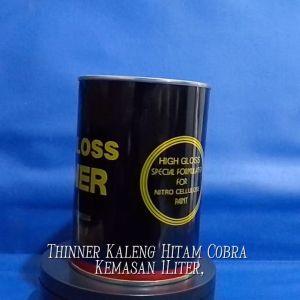 Thinner Kaleng Hitam COBRA kemasan 1 liter: alat cat profesional & bahan cat berkualitas