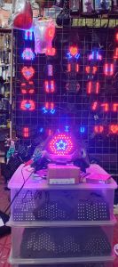 stoplam running beat deluxe / beat street 2020 - 2023 motif bintang dengan 8 mode kedipan otomatis