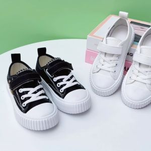Shoes for girl kids 2024 Spring and Autumn New Low cut Soft Sole Childrens Little White Shoes Middle and Big Childrens Casual Board Shoes