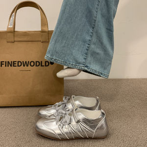 ZHENMO | Height-increasing Silver Ballet-style Womens Athletic Shoe