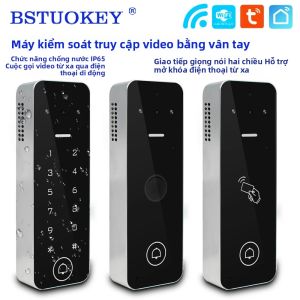 Hệ Thống Chuông Cửa Video Thông Minh Wifi Tuya Tích Hợp Khóa Vân Tay Khóa Điện Tử Kỹ Thuật Số Và Bàn Phím Của Digitcode