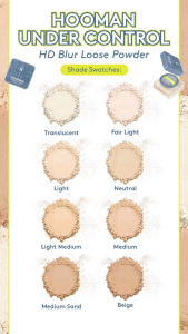 SOMETHINC HOOMAN UNDER CONTROL HD Blur Loose Powder