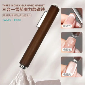 Rainey Original Strong Cylinder Magnetic Iron Nail Art Tools Rectangular Magnet Cat Eye Large Size Golden Rod Thickened Beauty Tools