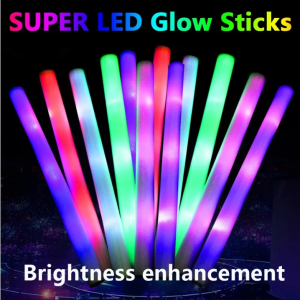 20/10Pcs LED Glow Light Sticks / Cheer-up Aid Flash Rods / Concert Supplies / Luminous Fluorescent Stick for Party Decor